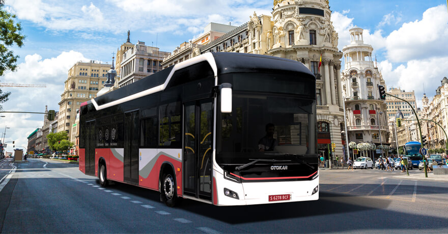 Otokar’s Electric Bus E-Kent C On A Demo Tour Across Europe | Otokar